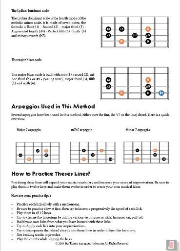 2-5-1 Jazz Guitar Licks & Chords – 170 Exercises with PDF and Audio product image (2)