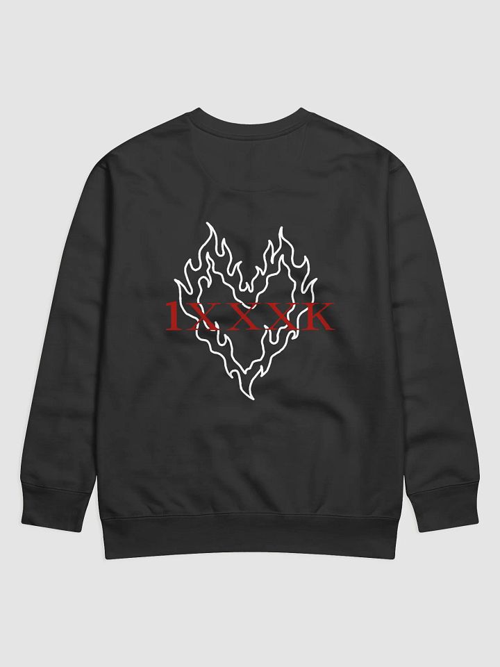 Fiery White Heart Crewneck product image (2)