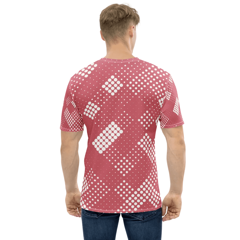 MENS FUN ABSTRACT CIRCLES (RED) product image (2)