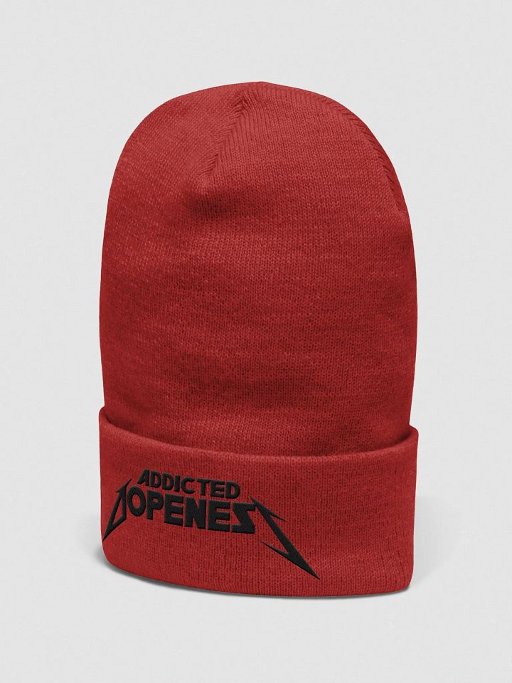Rock Star Stitched Beanie (Black AD) product image (2)