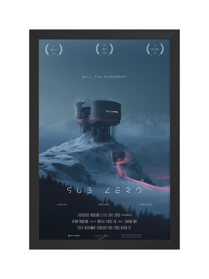 Sub Zero - Faux Movie Poster (Framed) product image (1)