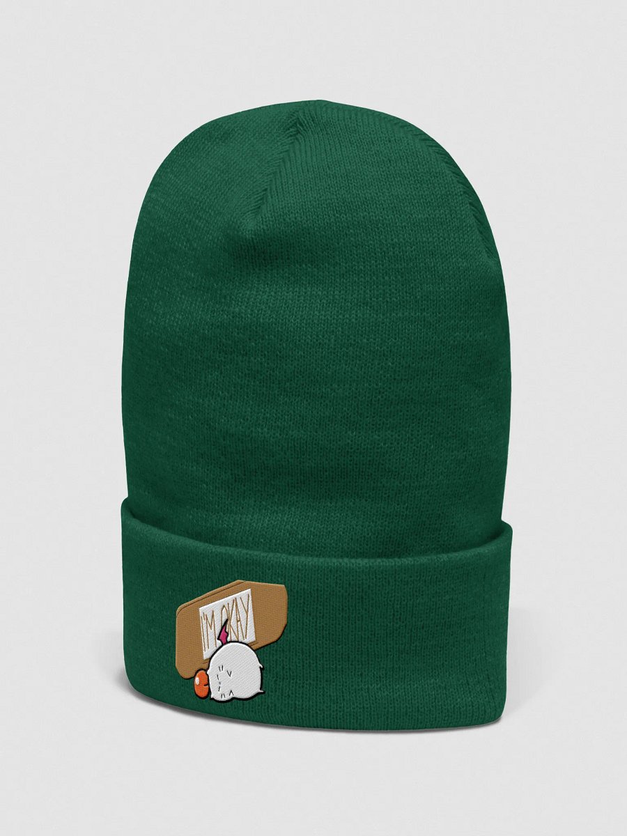 I'm Okay Cuffed Beanie product image (2)