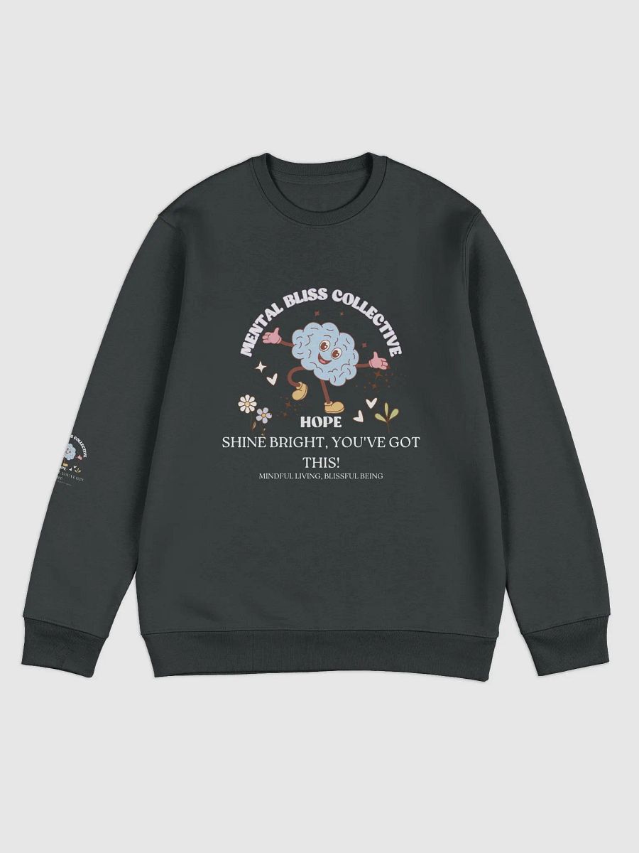 Hope Shine Bright, You’ve Got This! Organic Cotton Unisex Eco Sweatshirt – Hope & Positivity Boost product image (1)