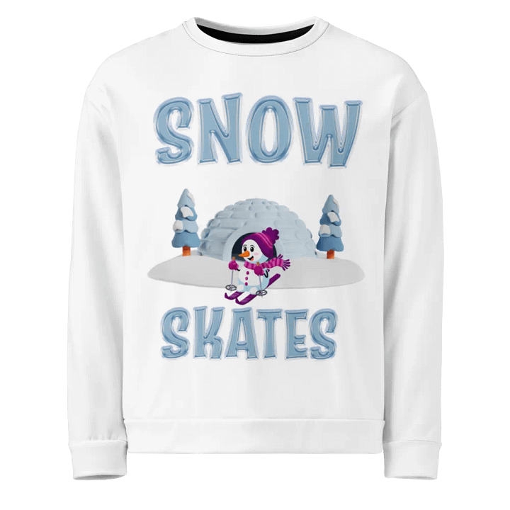 Playful Penguin All-Over Print Sweatshirt product image (1)