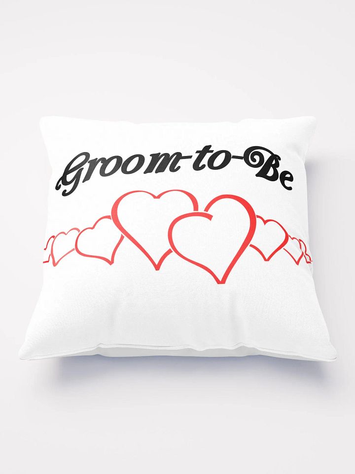 Groom-to-Be Throw Pillow product image (1)