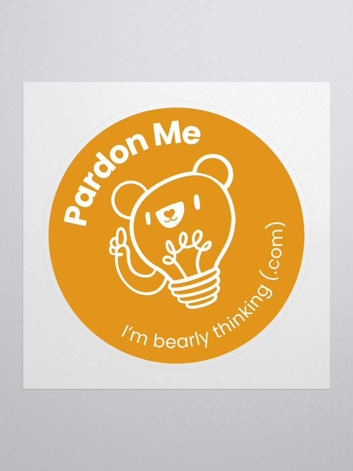 Idea Bear Kiss Cut Stickers product image (1)