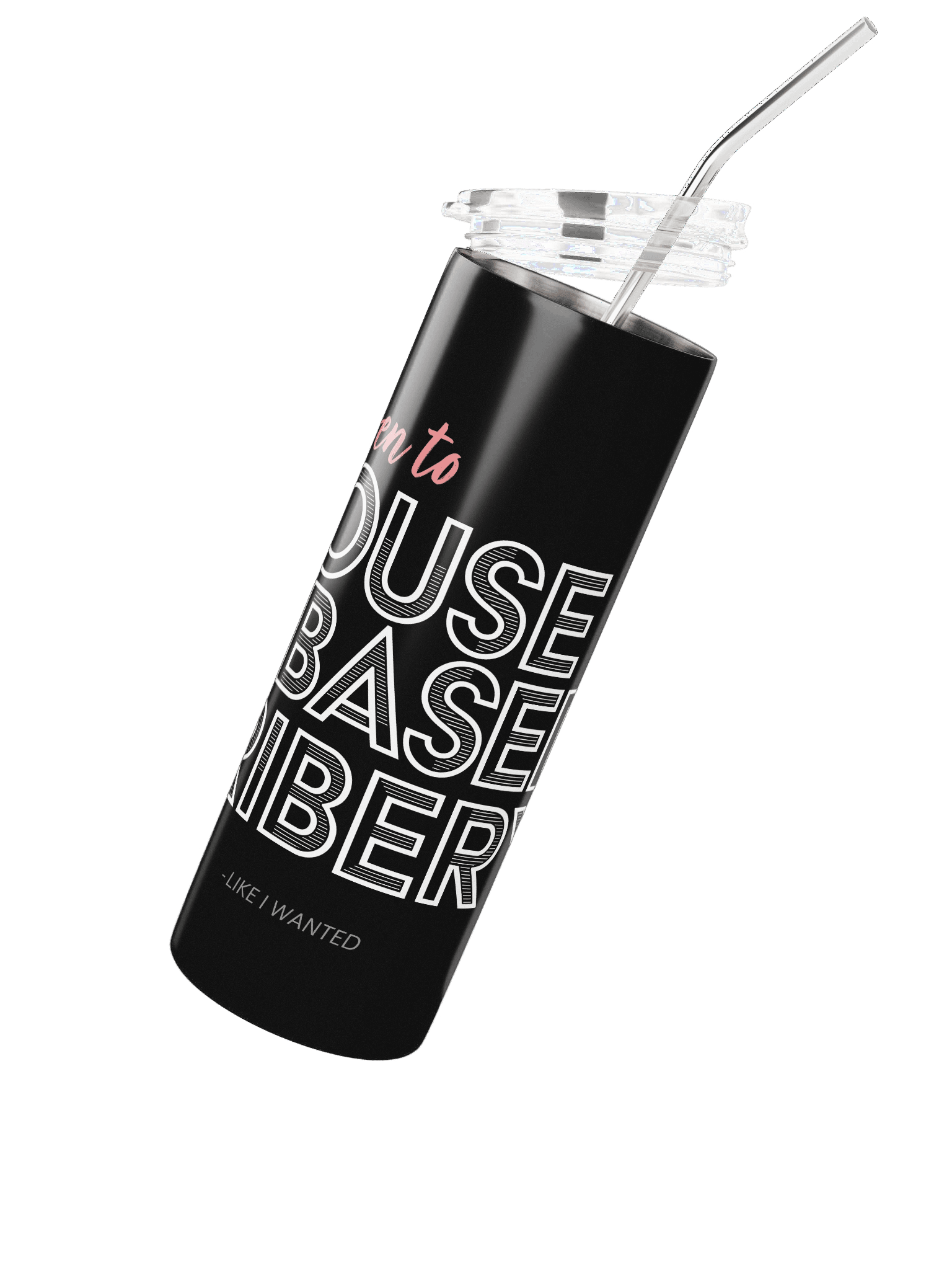 Mouse Based Bribery Stainless Steel Tumbler (Black) product image (2)