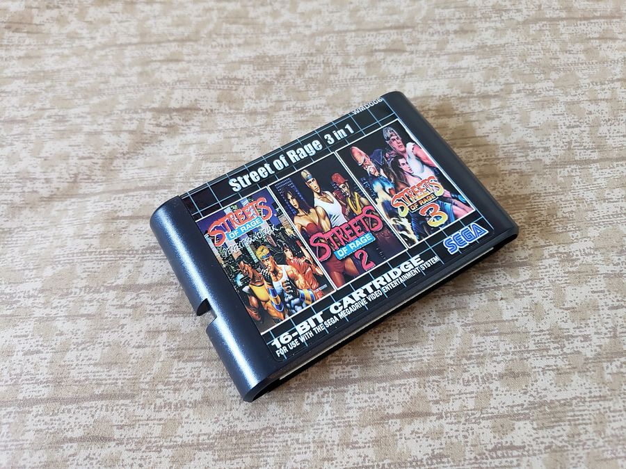 Sega Genesis Megadrive - Streets of Rage 1 2 3 - 3 in 1 Multicart NTSC & PAL product image (6)