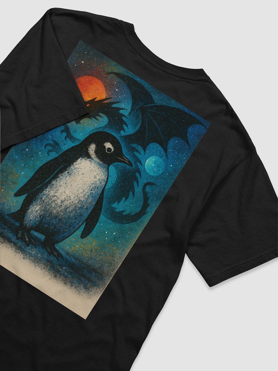 Cosmic Penguin vs. Dragon T-Shirt product image (4)