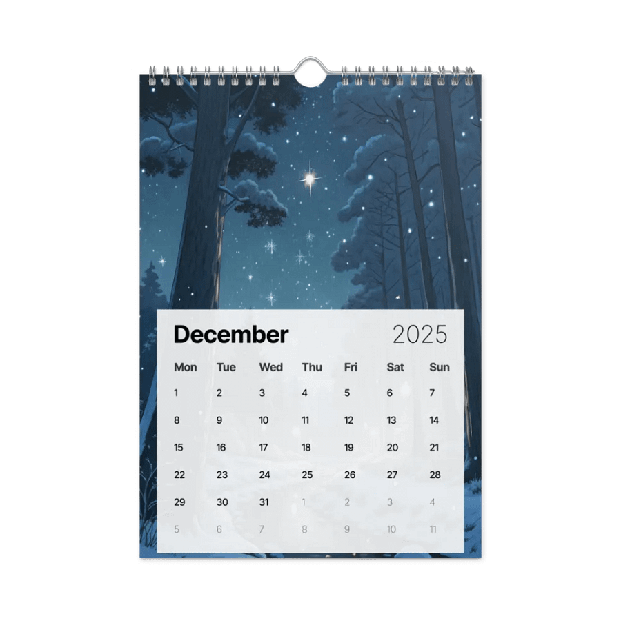 MAGICAL ANIME SEASONS WALL CALENDAR 2025 product image (4)