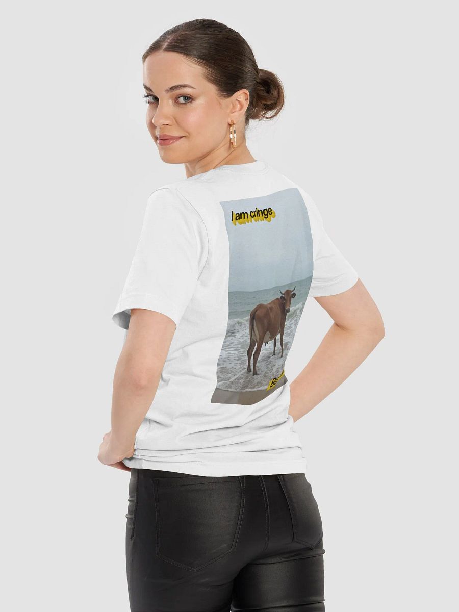 i am cringe but i am free (cow) t-shirt (100% cotton) product image (11)
