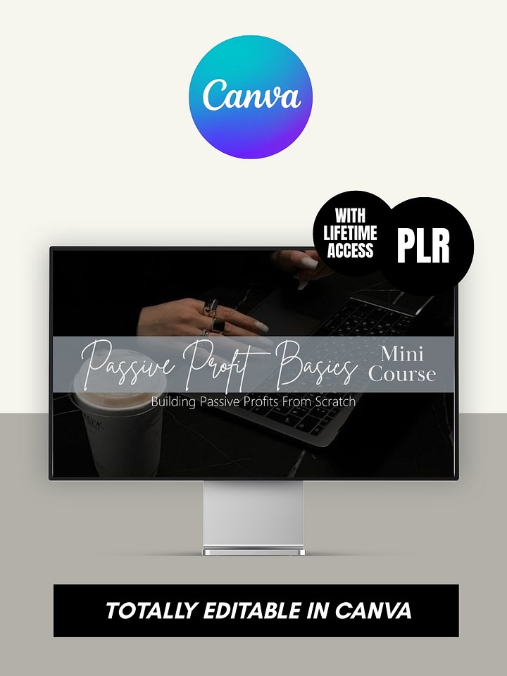 Passive Profit Basics Mini Course product image (1)