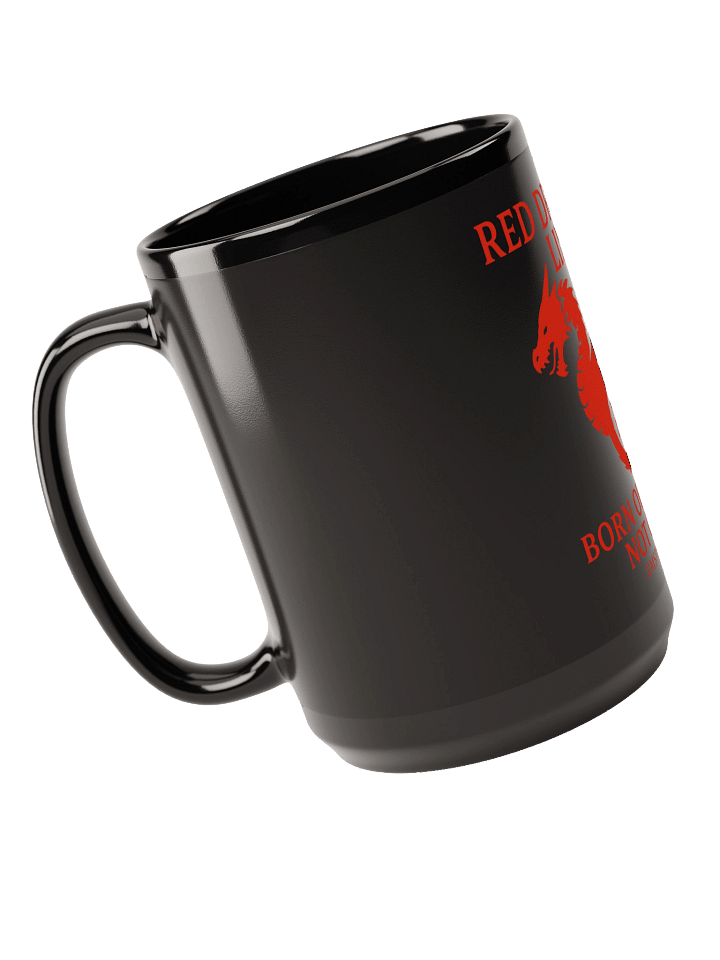 ❤️‍🔥 Red Dragon Glossy Black Mug – Emspiracy Edition ❤️‍🔥 product image (2)