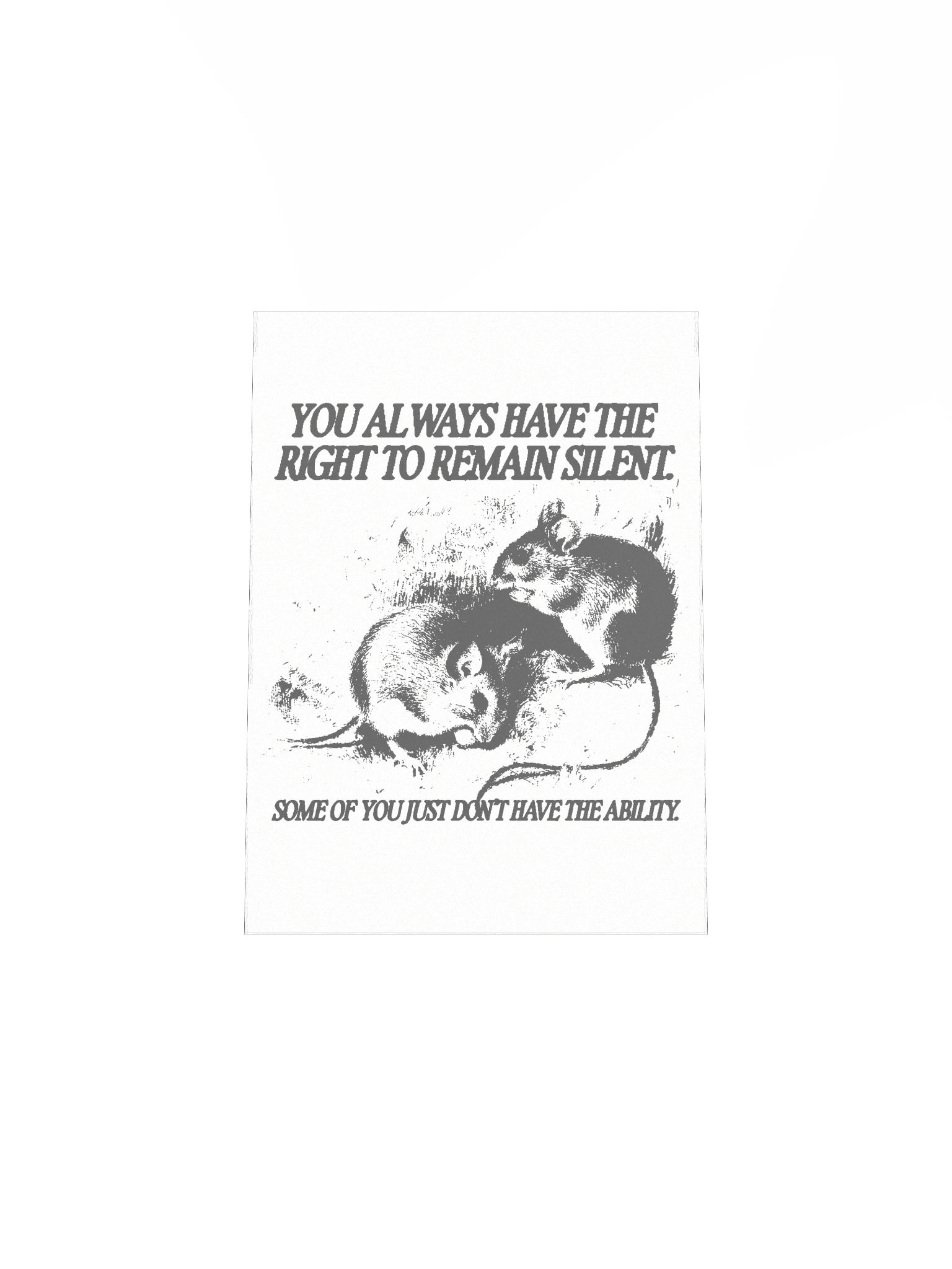 Remain Silent Poster product image (4)