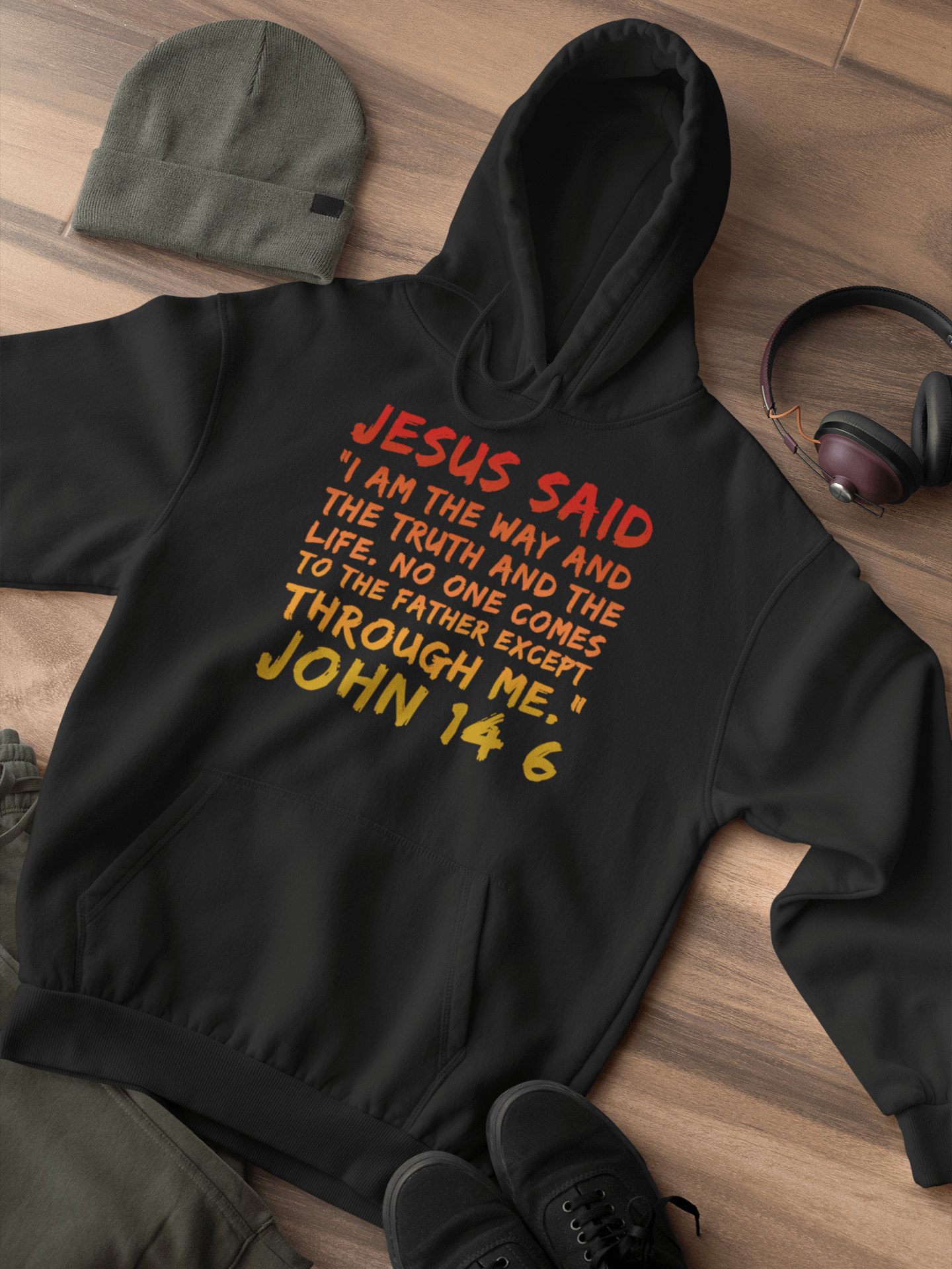 Hoodie Christian Jesus Said I Am The Way John 14:6 product image (1)