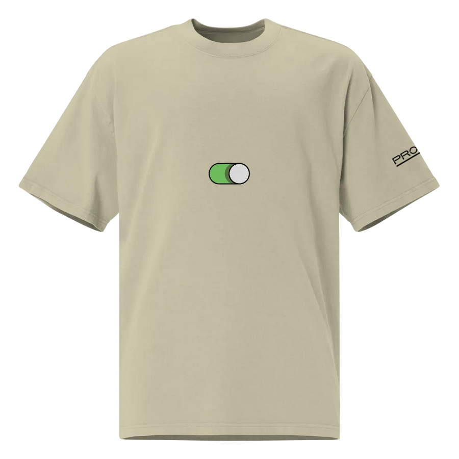Retro Switch On Oversized Tee product image (1)