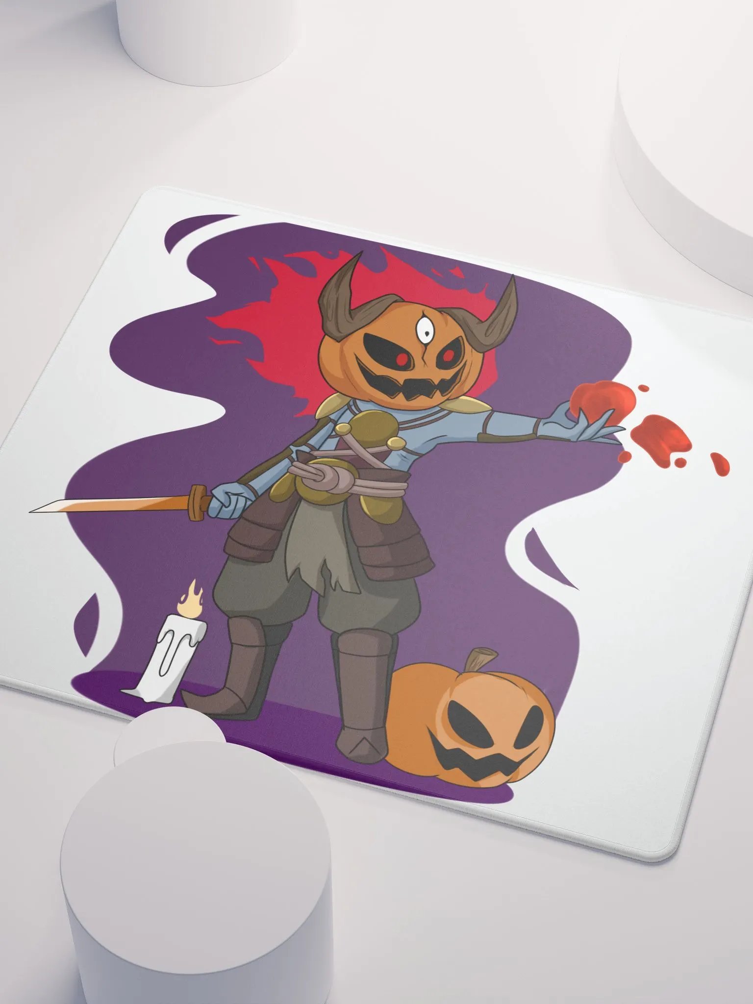 Halloween Oni Gaming Mouse Pad product image (3)