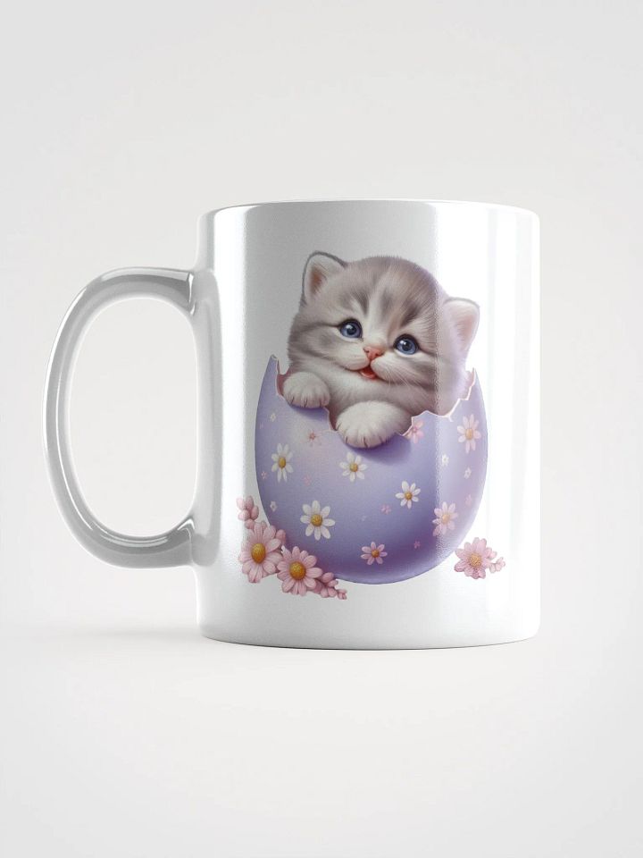 Kitty Easter Egg - White Mug product image (2)