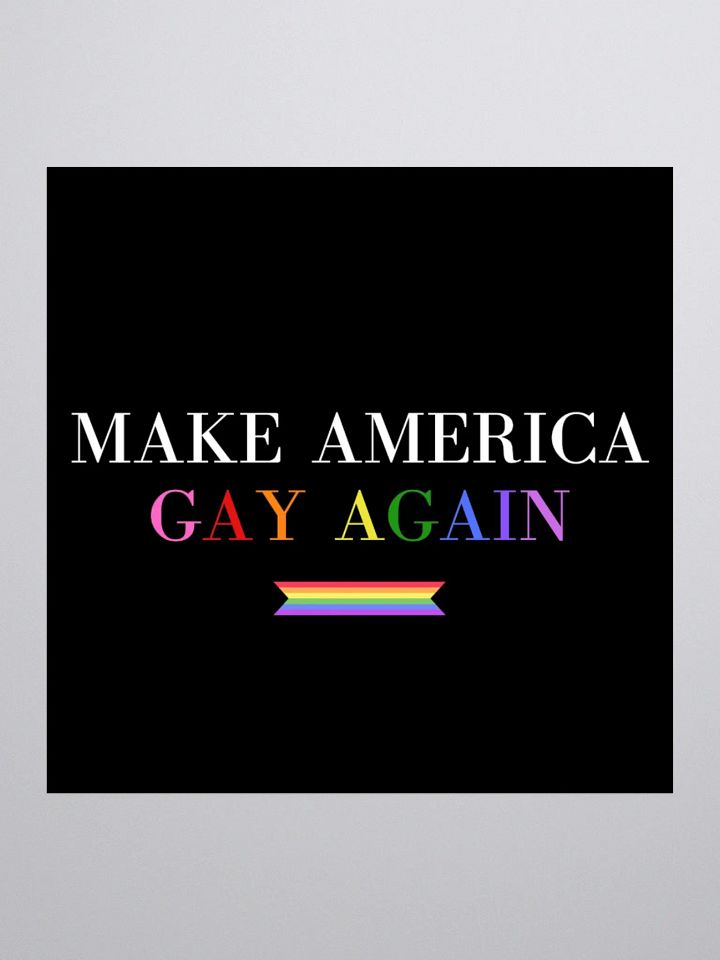 Make America Gay Again Sticker. product image (3)
