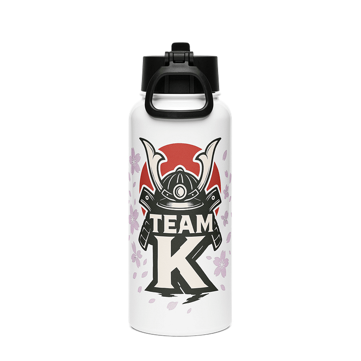Team K Japan Stainless Steel Water Bottle with a Straw Lid product image (2)