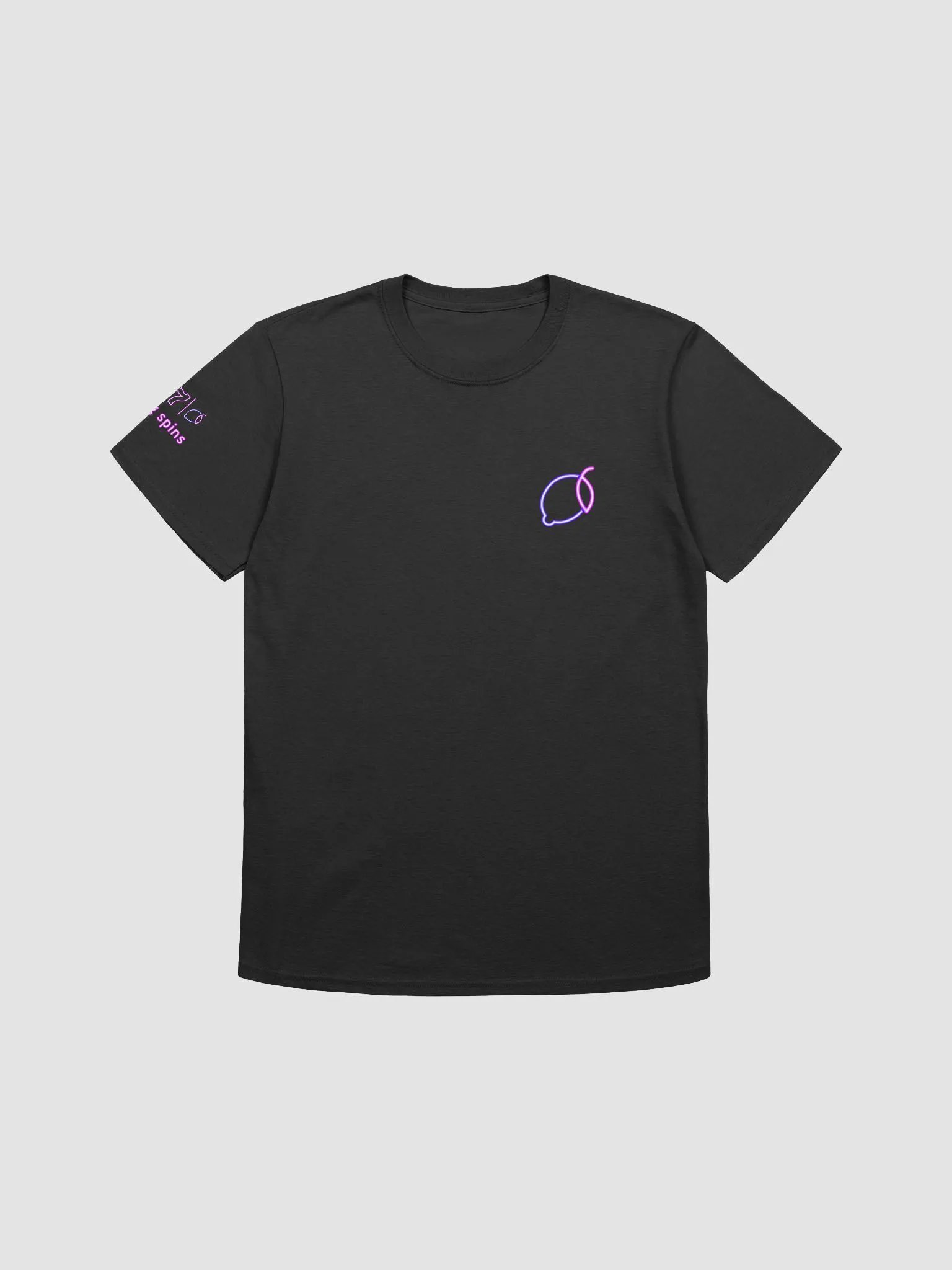 Cdog Spins Lemon T-shirt Black product image (1)