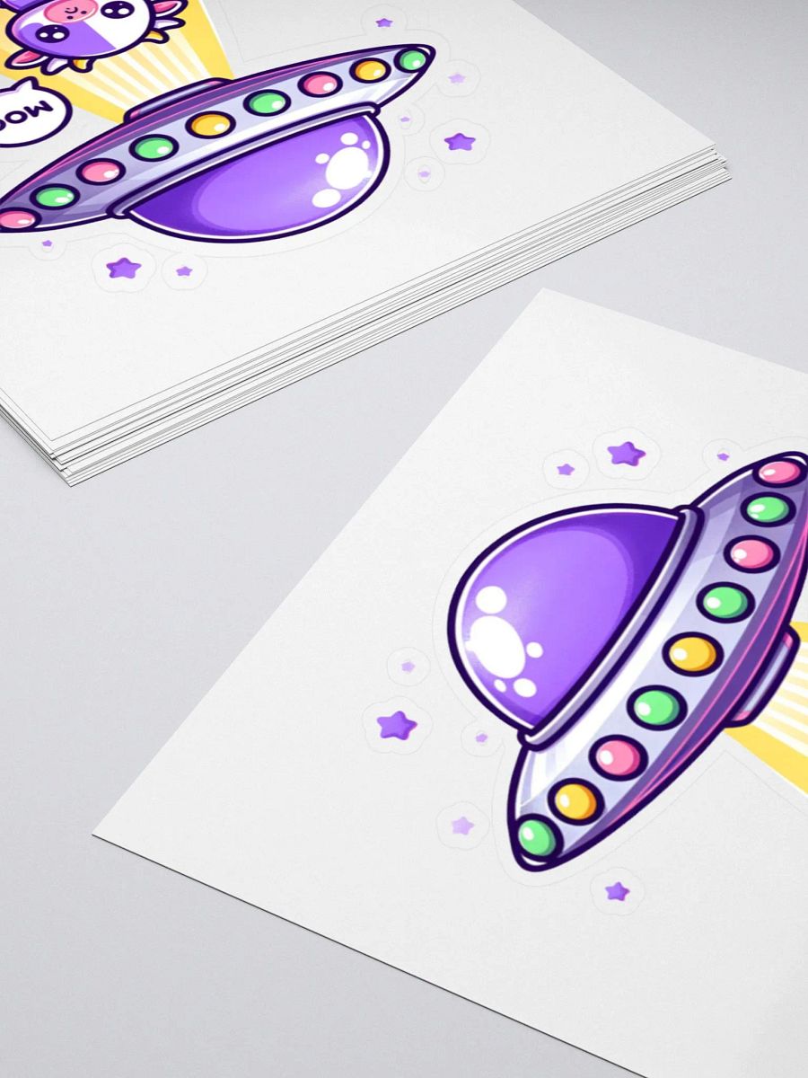 Moo-tastic UFO Cow Stickers product image (11)