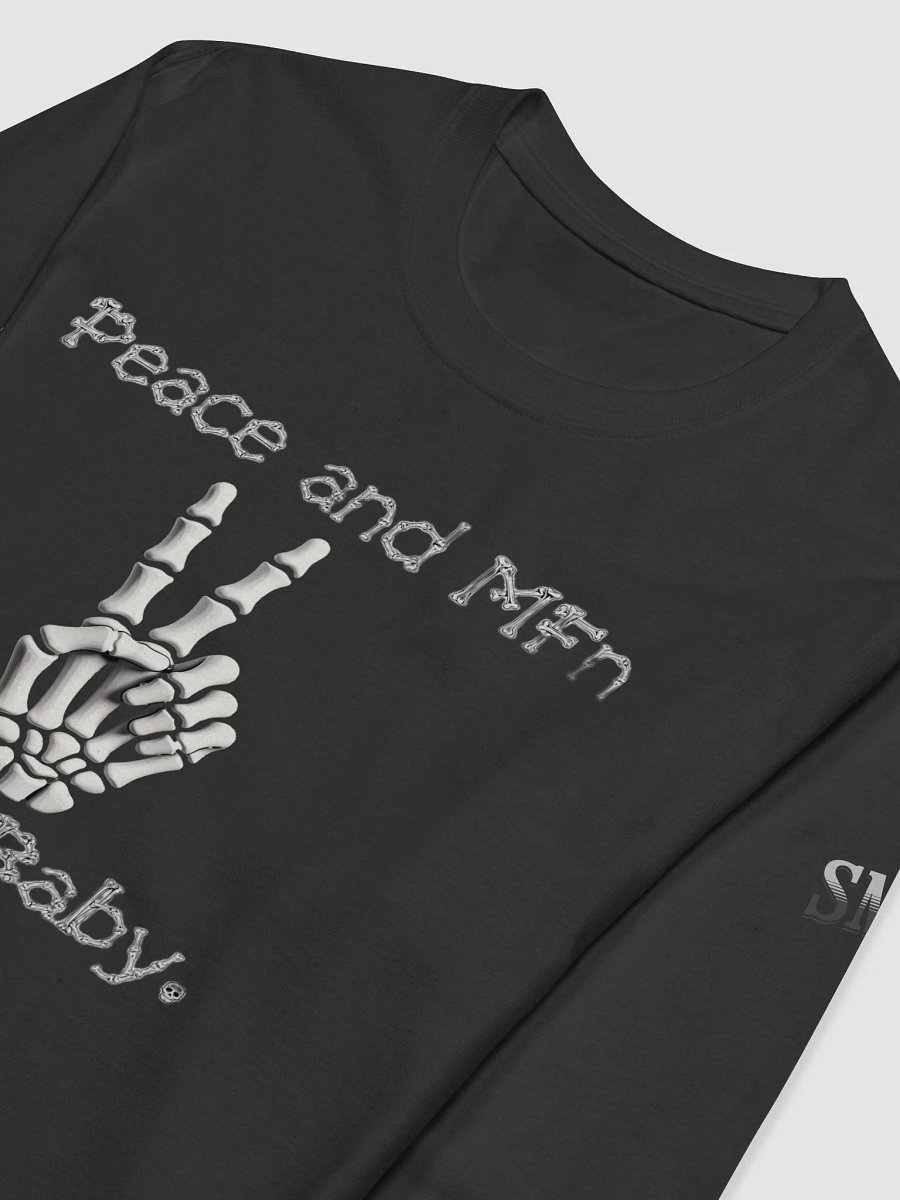 ''Peace & MF'n Love Baby'' Long Sleeve Shirt by Champion product image (4)