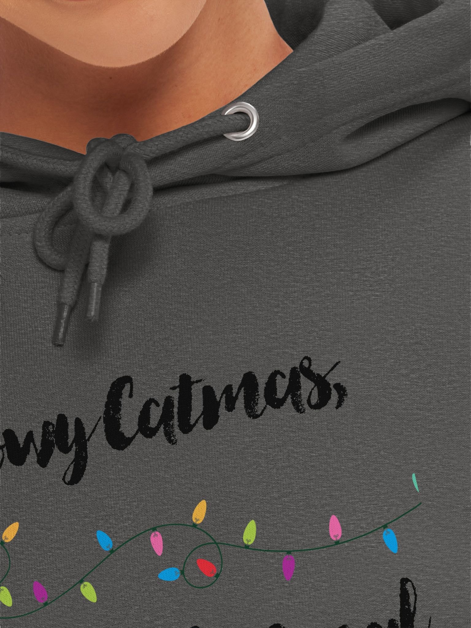 MEOWY CATMAS FESTIVE HOODIE product image (7)