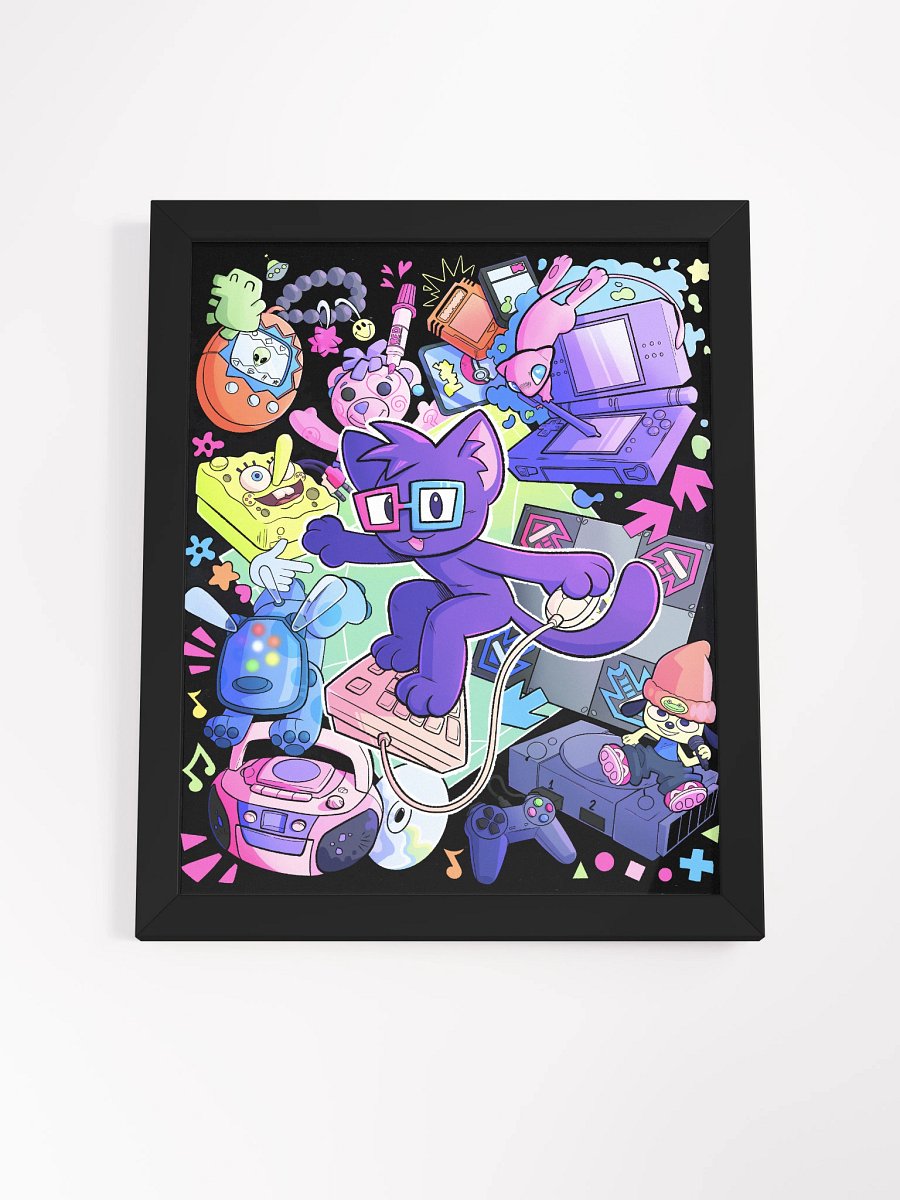 riding the waves framed poster product image (7)