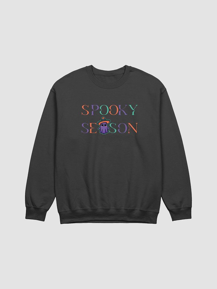 Spooky Season Sombrero Ghost Colorful Classic Crewneck Sweatshirt product image (1)