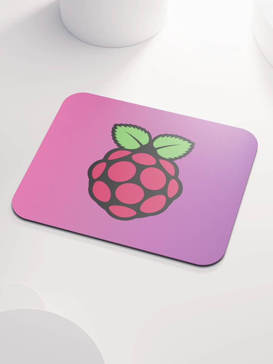 Mouse Pad with Raspberry Pi Icon (Gradient Version) product image (4)
