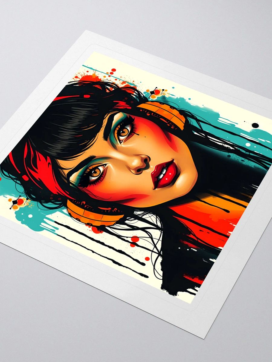 Vibrant Melody Kiss-Cut Stickers product image (3)