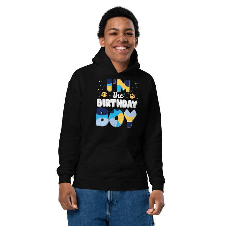 Bluey I'm The Birthday Boy Hoodie product image (1)