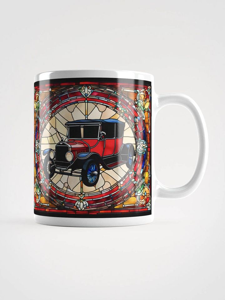#004 Candy Apple Model-T Stained Glass Mug product image (1)