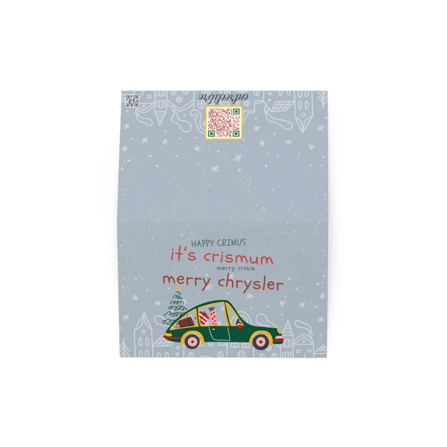 Whimsical Christmas Car Greeting Card product image (4)