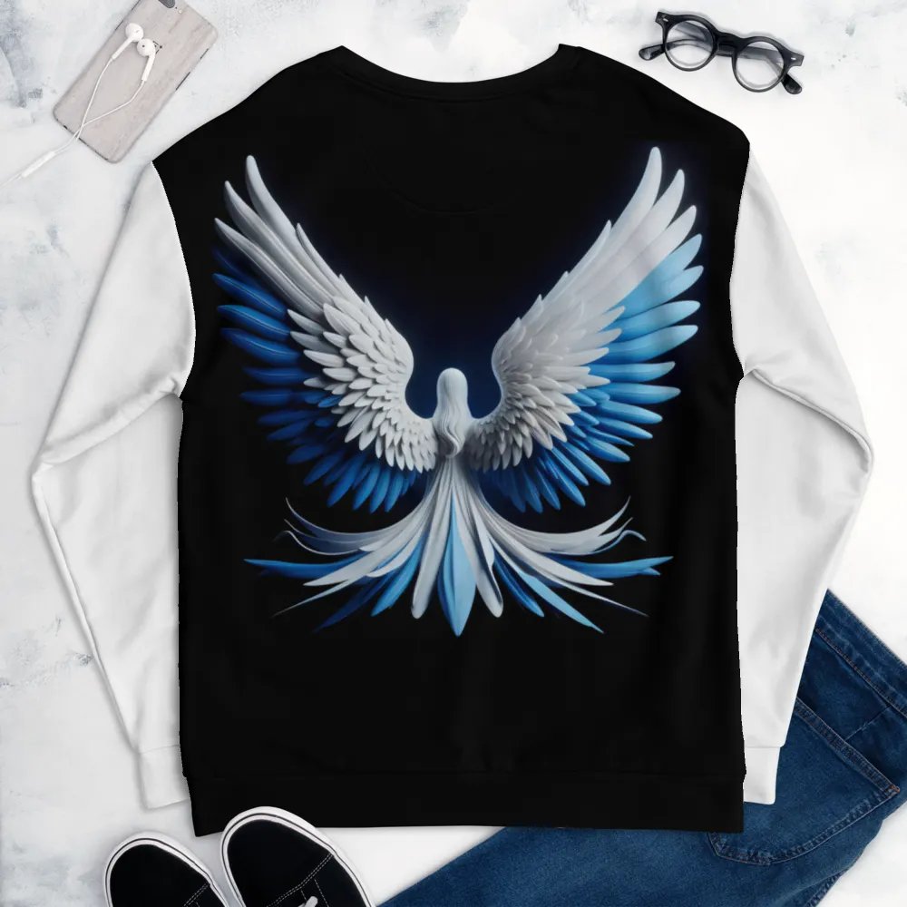 Angel and Cross - All-Over Unisex Sweatshirt #6 product image (6)