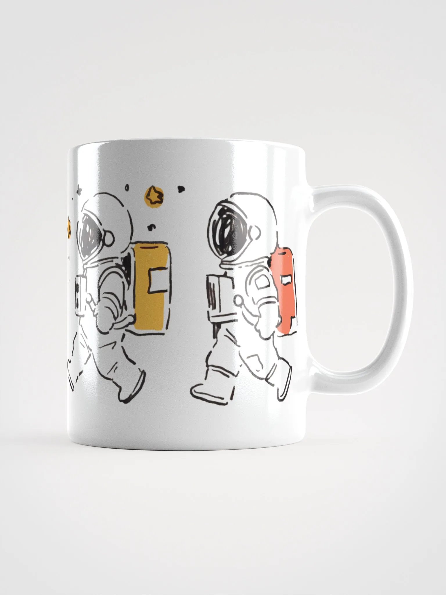 Astronauts Doodle Mug product image (2)