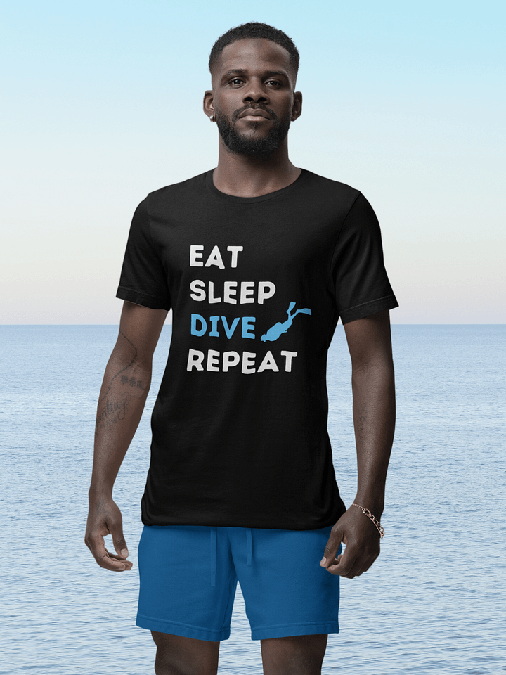 Eat Sleep Dive Repeat T-Shirt product image (1)