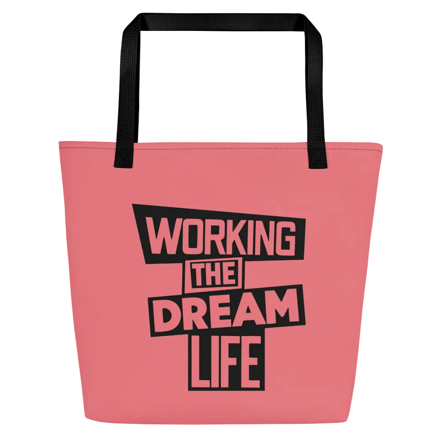 Pink Econscious Organic Cotton Tote Bag – Eco-Friendly Reusable Shopping & Everyday Carry Bag product image (6)