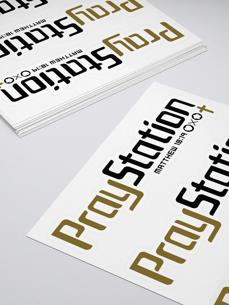 LXA PrayStation Stickers | 3 in 1 Launch Edition | Love X Aloha - Faith Collection | Premium Christian Merch product image (4)