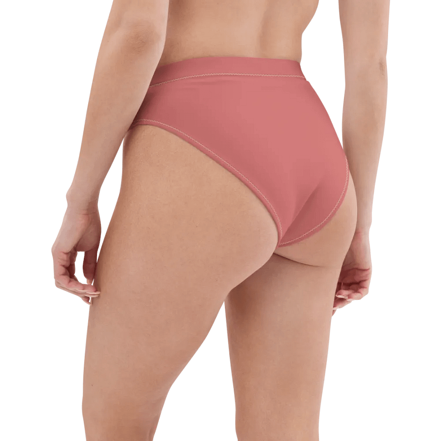 Cherry Blossom Pink Eco-Green High Waisted Bikini Bottom product image (5)