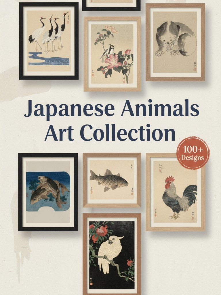 Japanese Animals Art Collection product image (3)