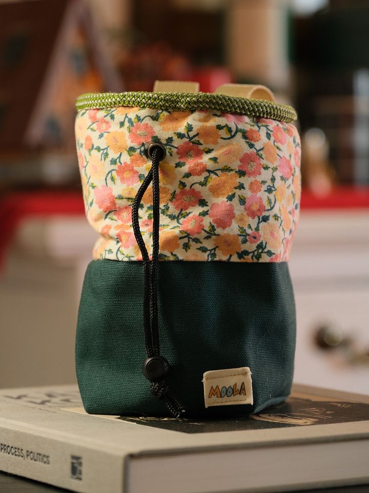 "Halfsies" Pastel Flowers Chalk Bag product image (1)