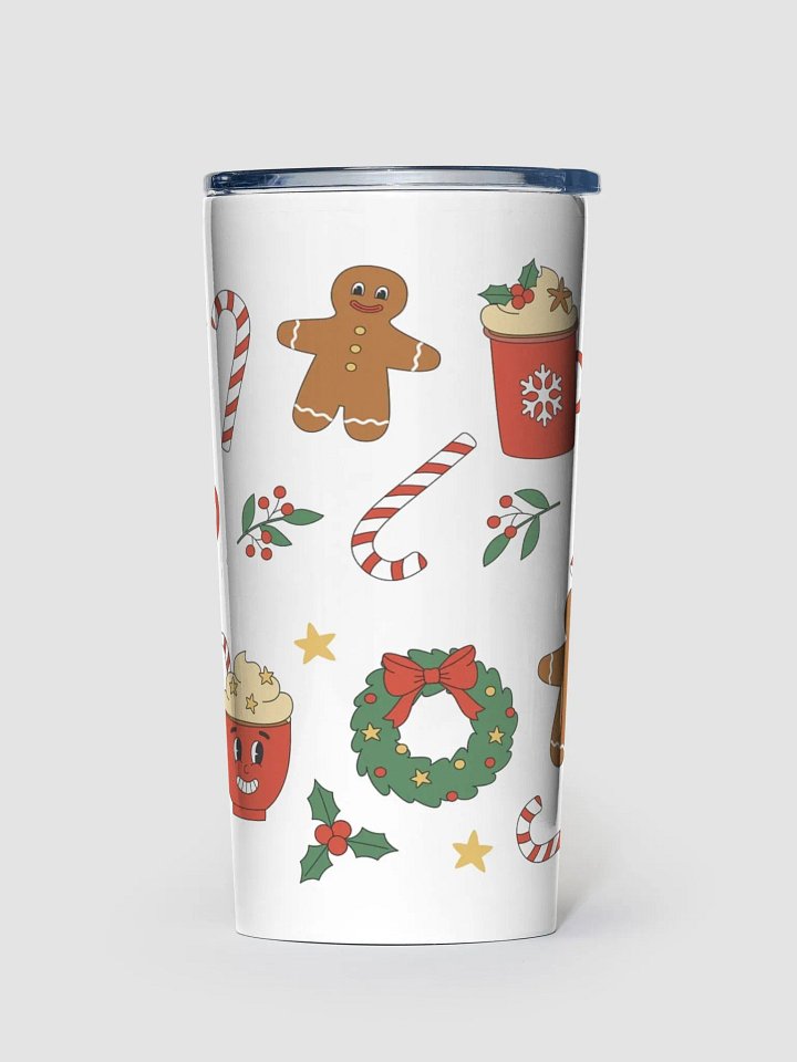 Festive Holiday Stainless Steel Tumbler product image (1)