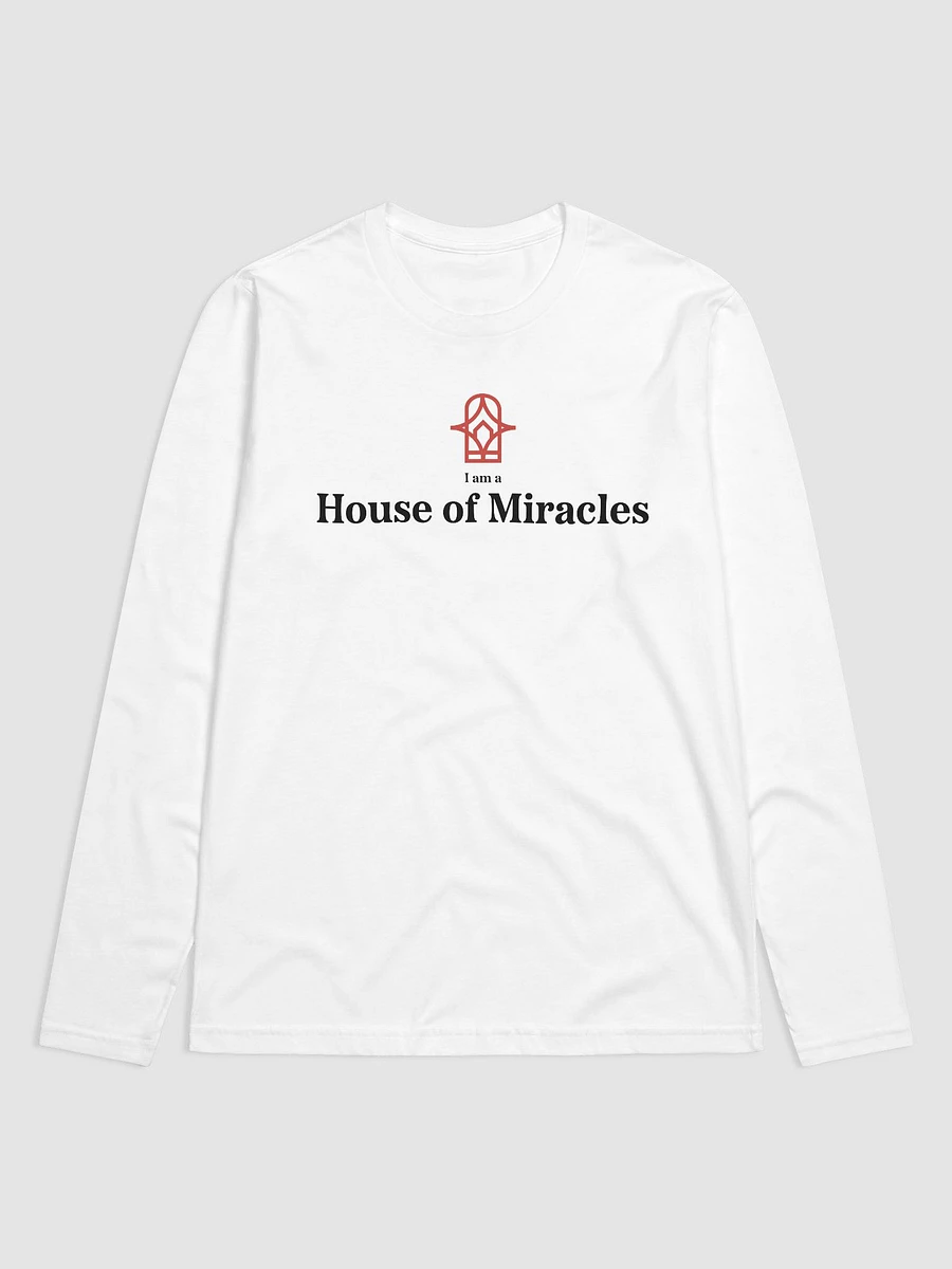 I am a House of Miracles - Longsleeve - White product image (1)