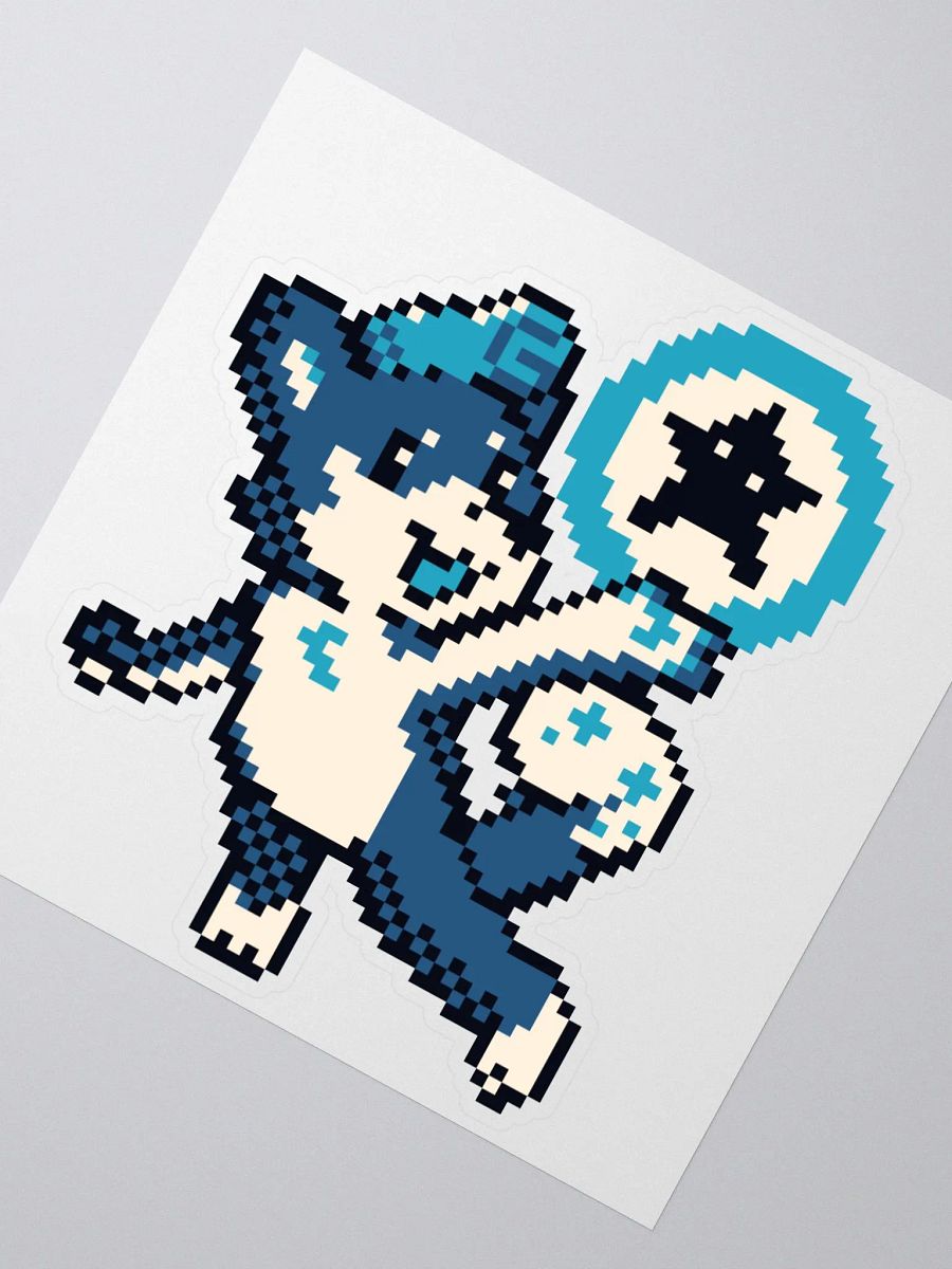 Pixel Shiba Star Sticker product image (2)