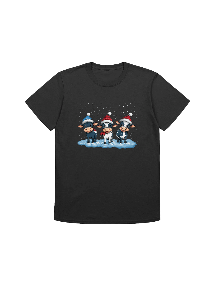 Baby Cows Christmas Unisex T-Shirts product image (5)