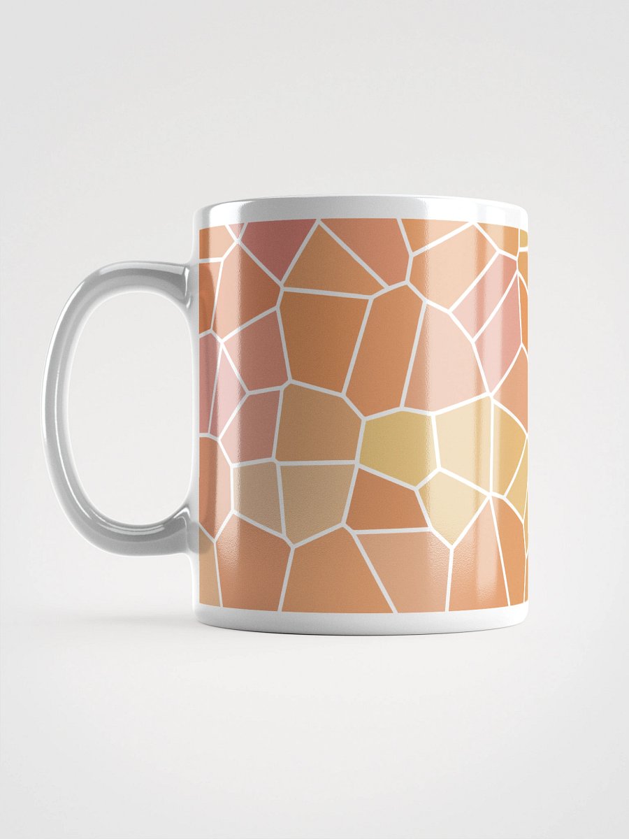 Mug Blanc Mozaïque Soria - Design Géométrique Rétro Chic - Cadeau Déco product image (6)