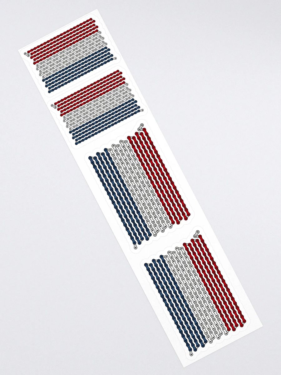 Netherlands Bike Chain Flag Stickers, Mixed Size 4 Pack product image (2)