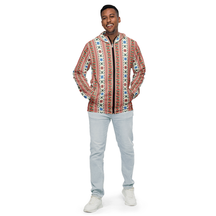 Neutral Tatreez Jacket Unisex Windbreaker product image (1)